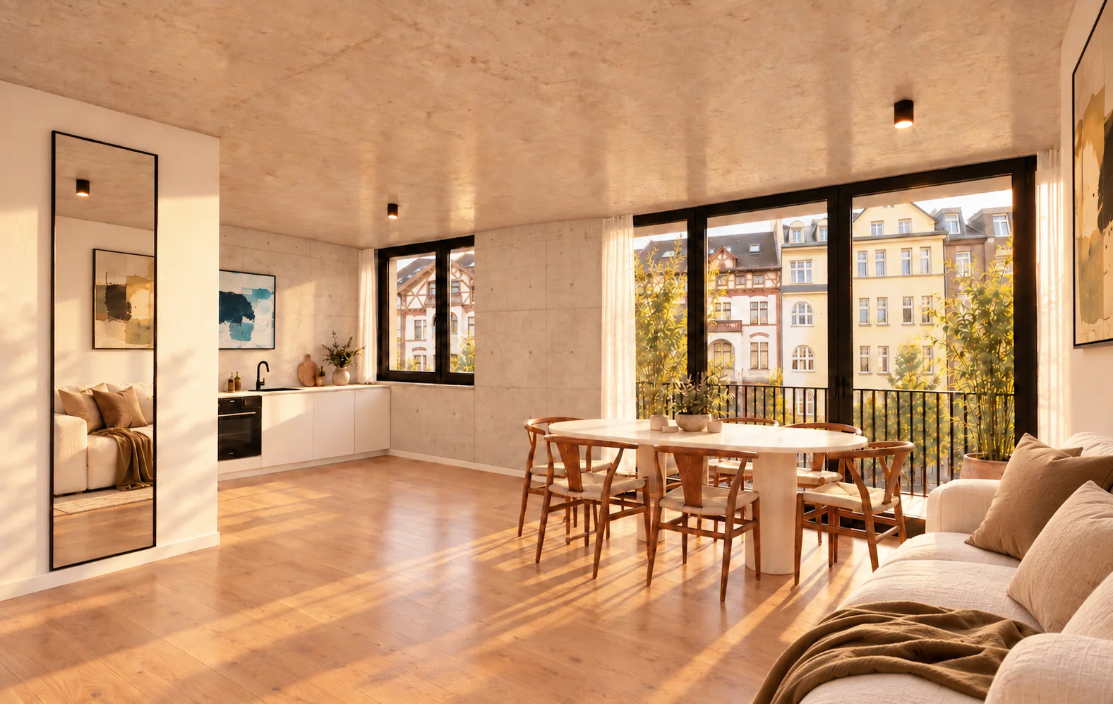 Wohnen, Essen und Kochen